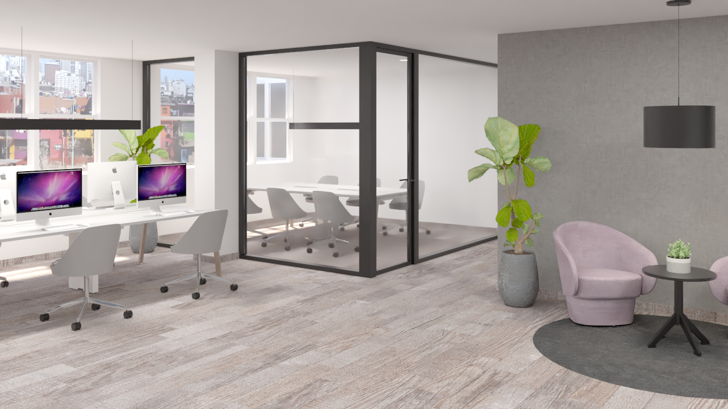 Interior design proposal, Jeans fabric offices+Showroom-7