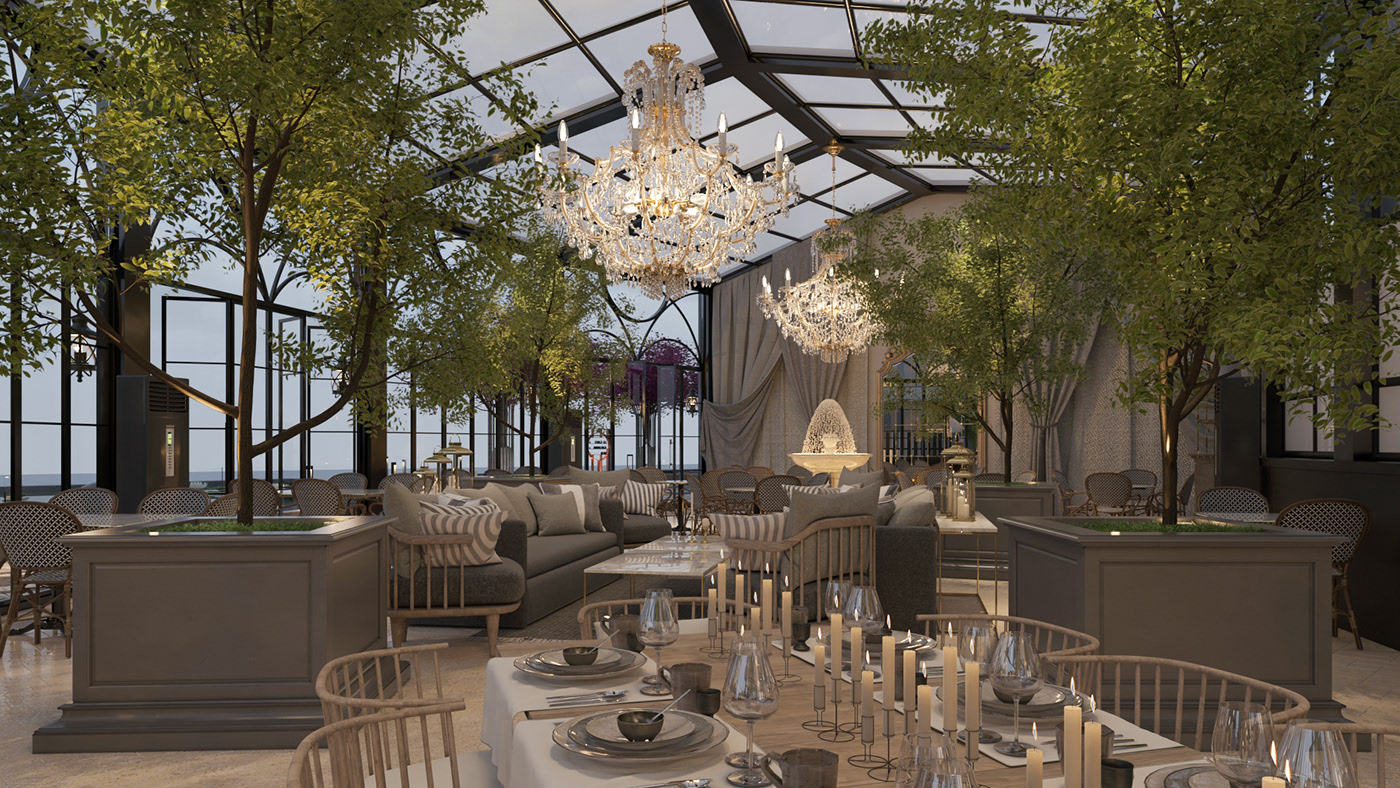 乐卡菲餐厅丨NINETR DESIGN HOUSE-18