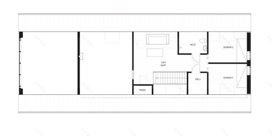 瑞典南部村庄小屋,自然融入与功能并重的室内设计-20
