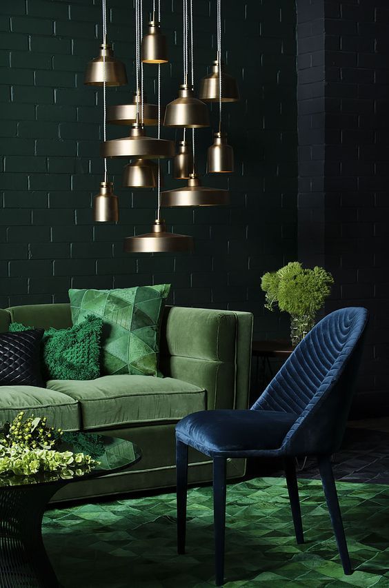 10 Color Combinations to Enhance Dark Green in Your Home-4