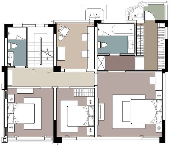 成都 311㎡跃层住宅，演绎现代都市品质生活-34