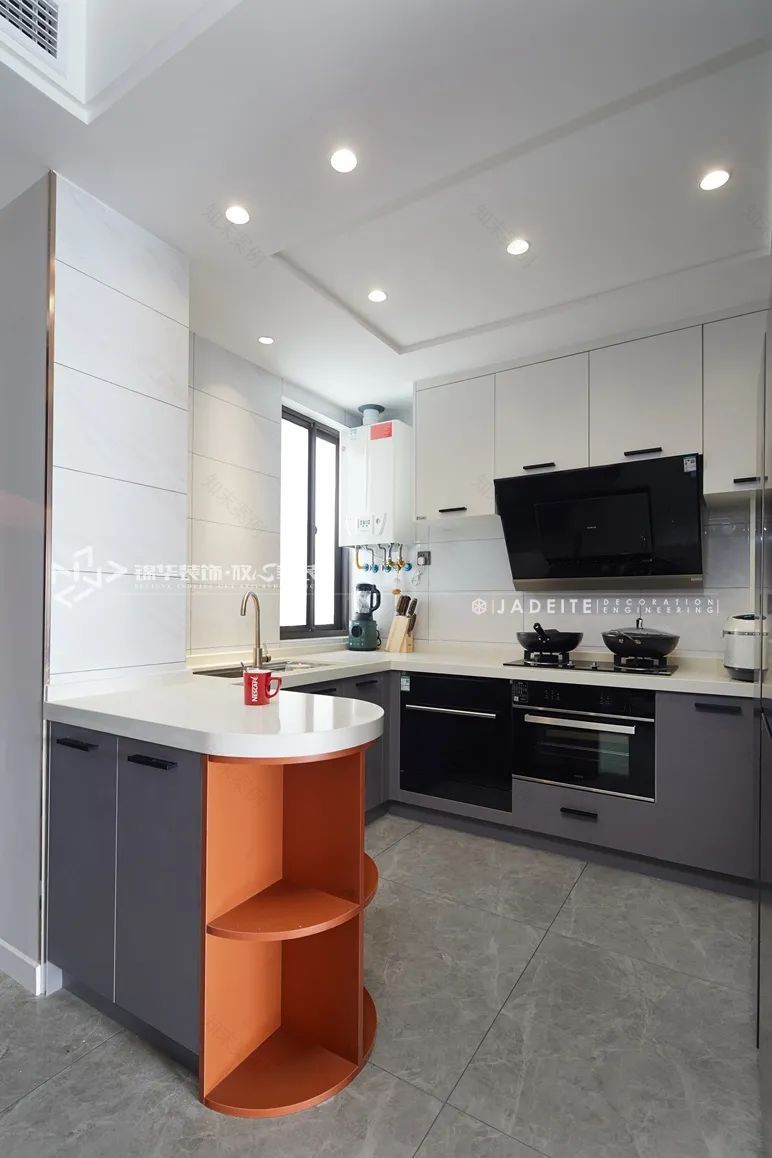 第一国际 116㎡现代轻奢空间设计丨锦华装饰-38