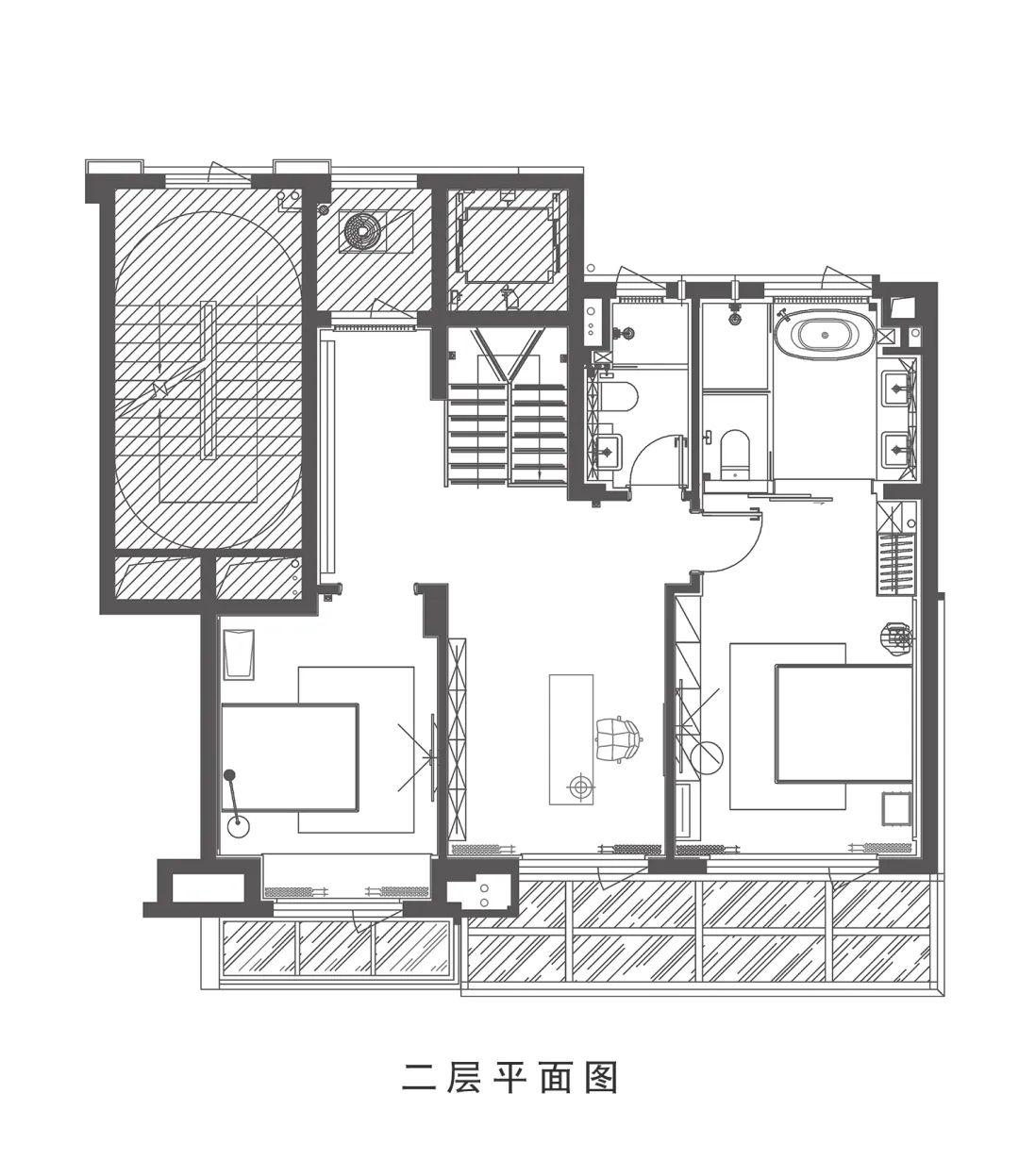 长沙万境松雅上,中,下叠样板间丨中国长沙丨本则设计-68