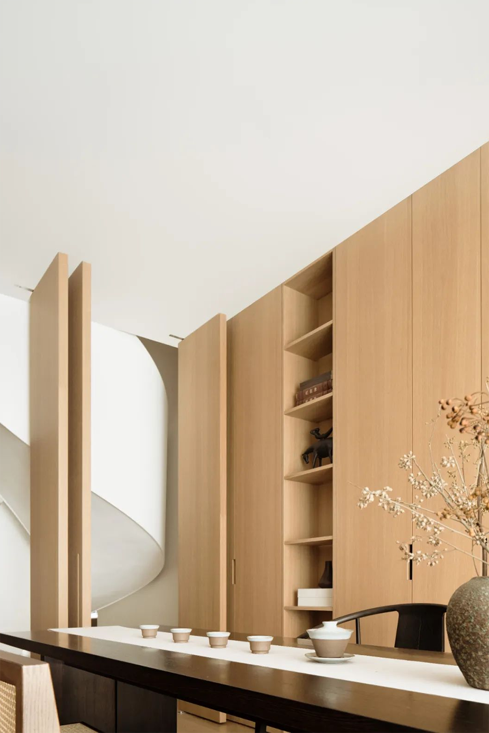 私宅原木风|素简·治愈丨中国深圳丨鸿艺源设计,例外软装设计-70