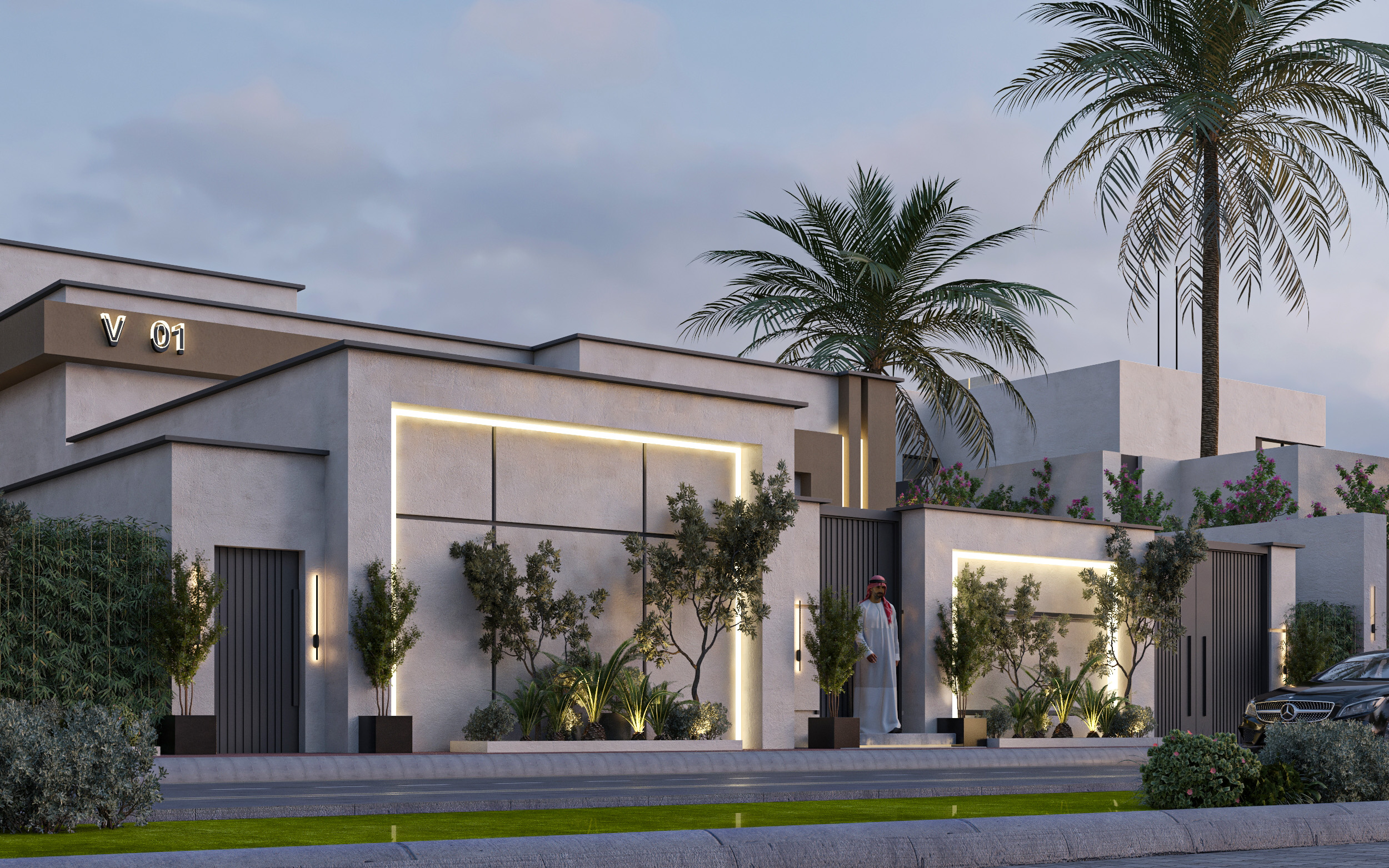 Modern Residential Facade in Mecca-8