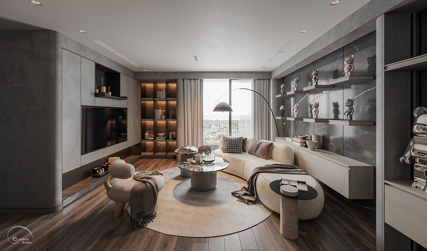 超有设计感的公寓设计 每一处细节尽显高级！-1