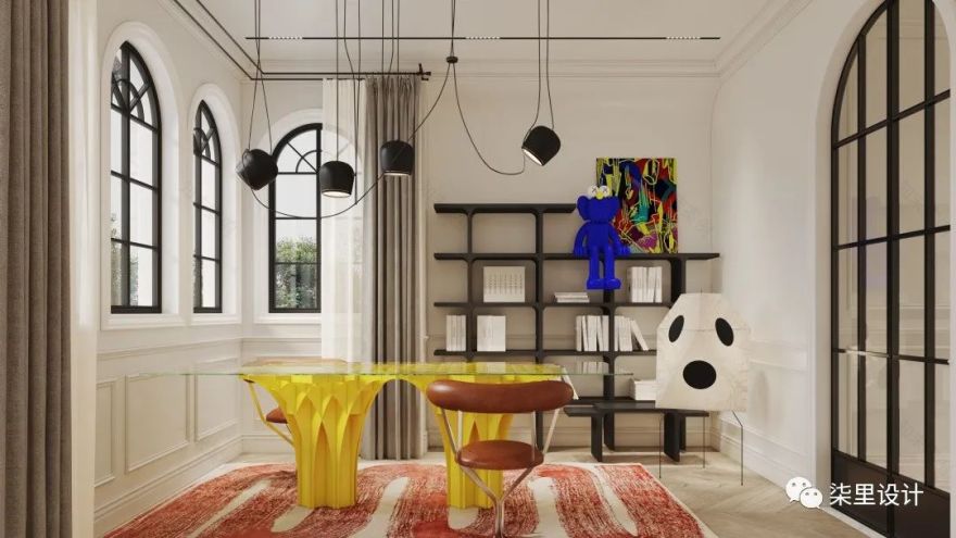 柒里设计|法式名邸-62