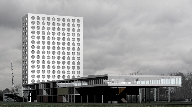 Дом  трибуна（可意译为“看台住宅”）丨俄罗斯莫斯科丨ТПО «Резерв»-31