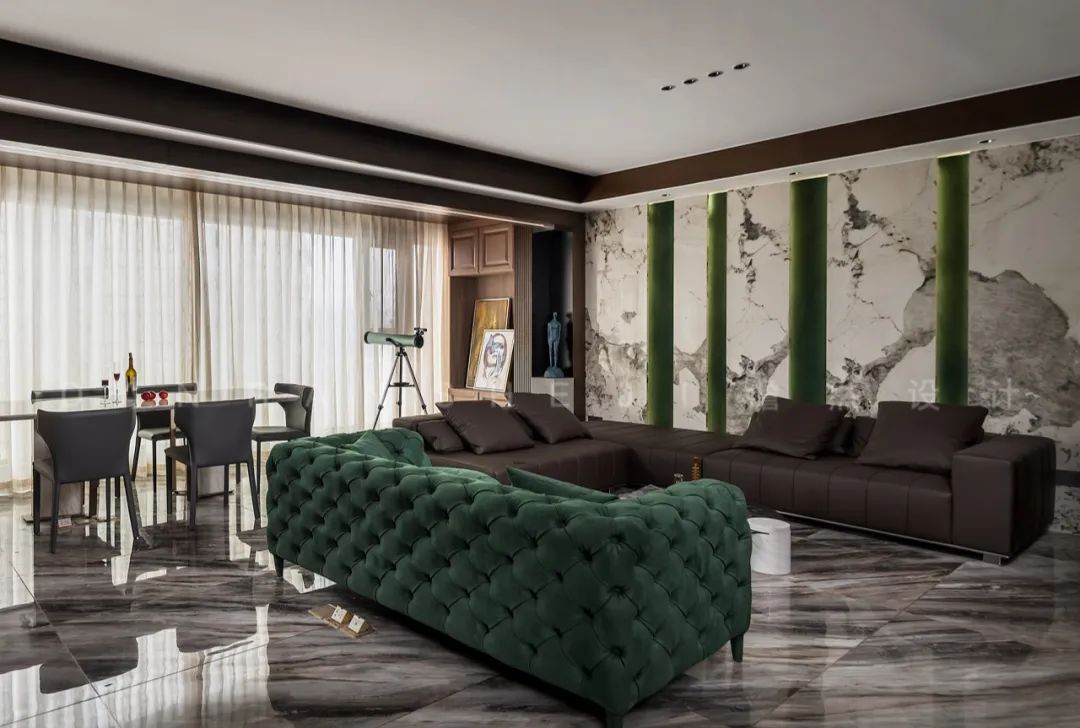 意式摩登风 · 招商云邸的三居室设计丨澹然团队-26