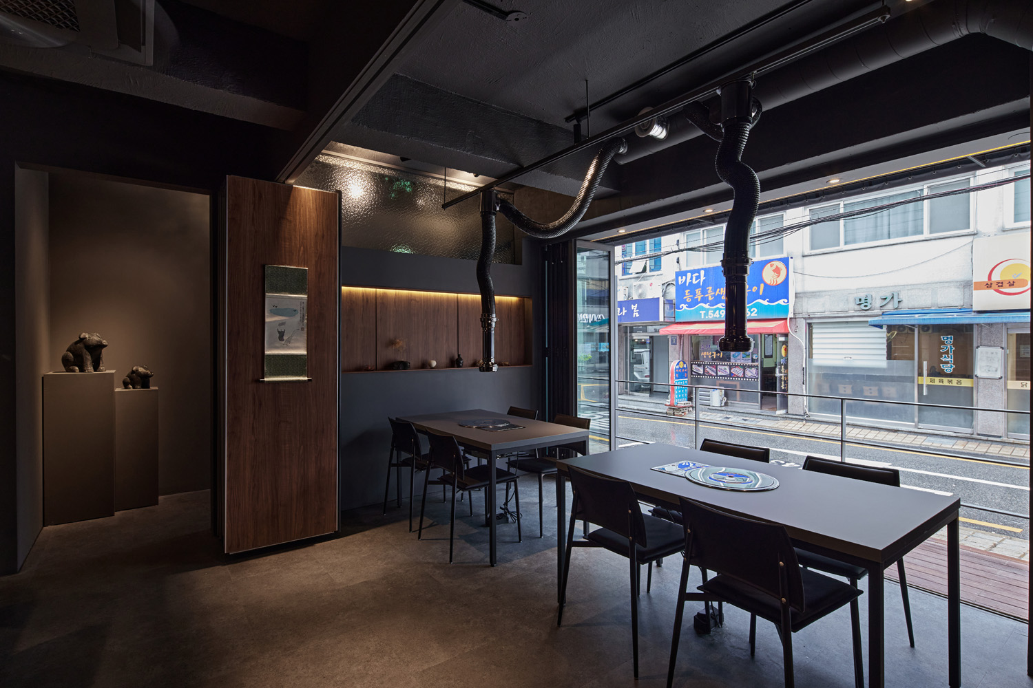 韩国某餐厅高级内饰设计-5