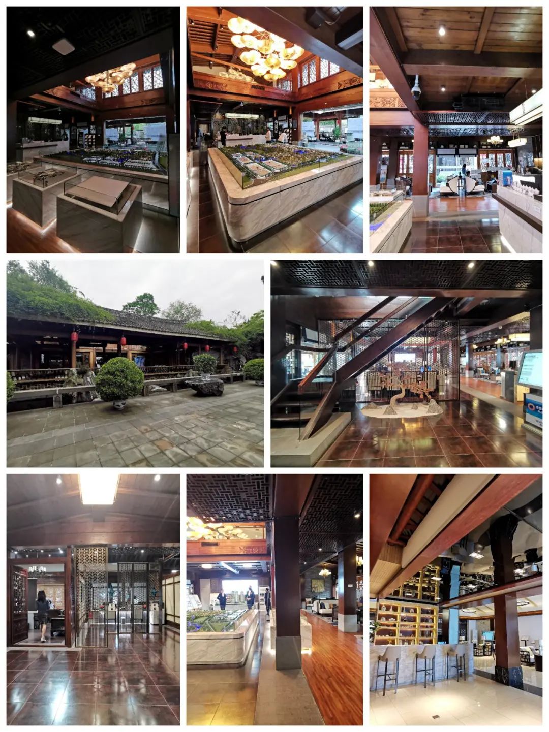 古镇茶香，阳光下的成都华侨城七十二院售楼部-11