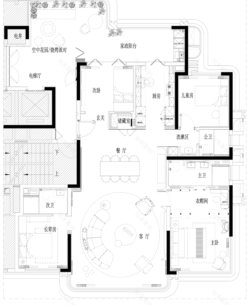 武汉万科·东合中心148m²&124m²样板间丨中国武汉丨深圳市蜜尔室内艺术设计有限公司-43