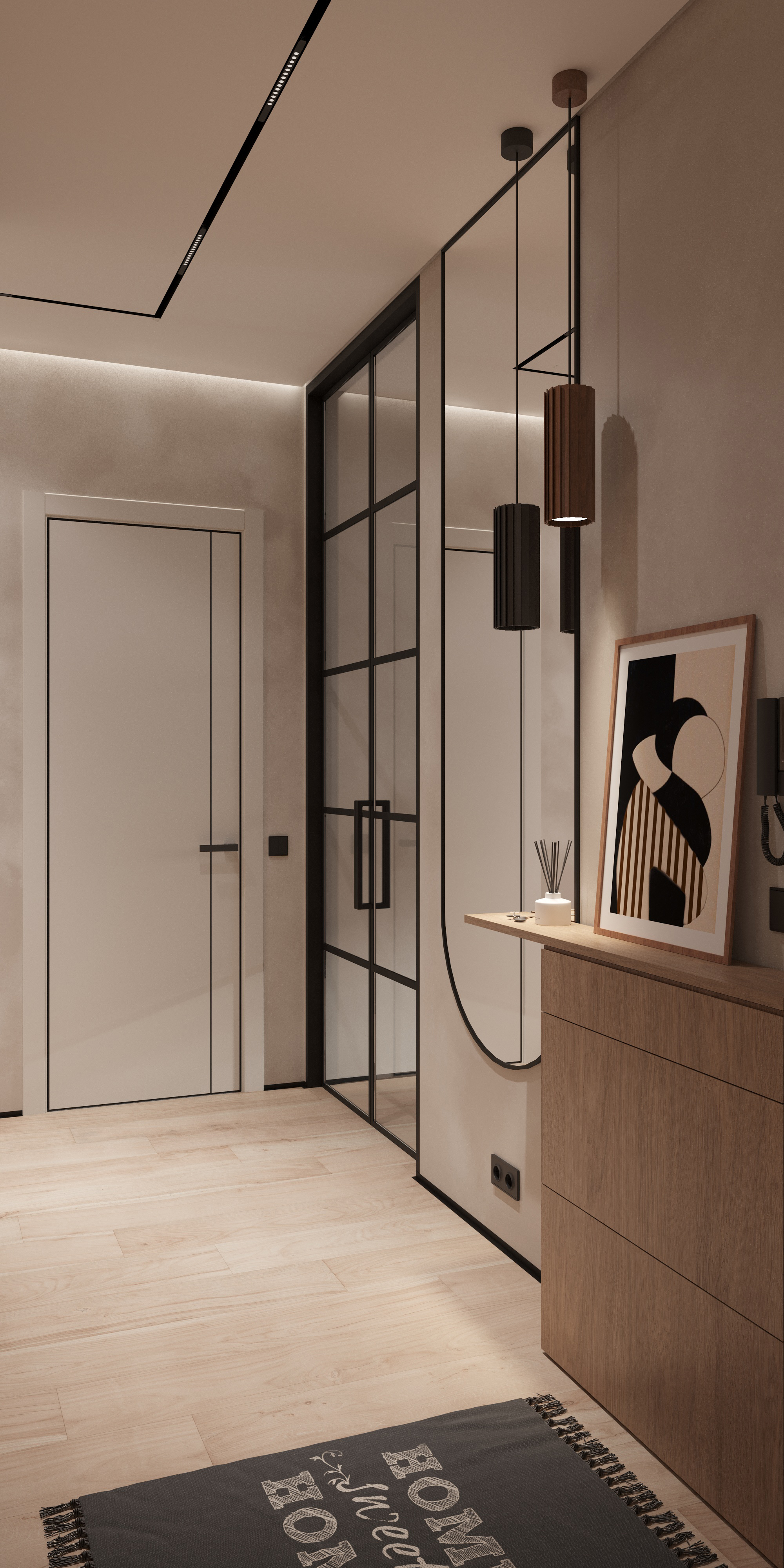 Entryway and walk-in closet | Symbol project-1