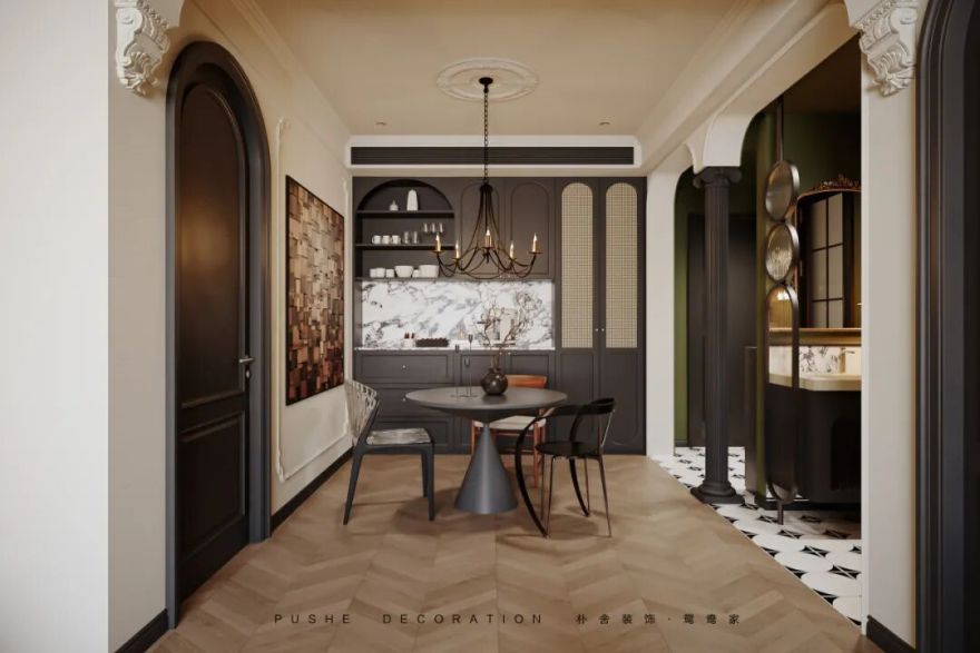 新作|摩登复古法式风,红与黑的极致碰撞-53