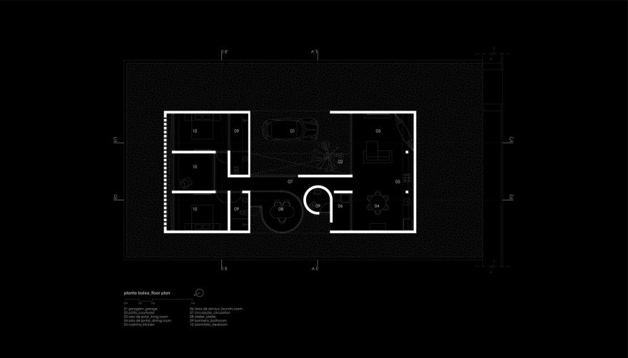 白宫(注:在葡萄牙语等语言中,Casa Branca字面意思是白色的房子,常用来指美国白宫) 丨巴西丨NEBR arquitetura-22