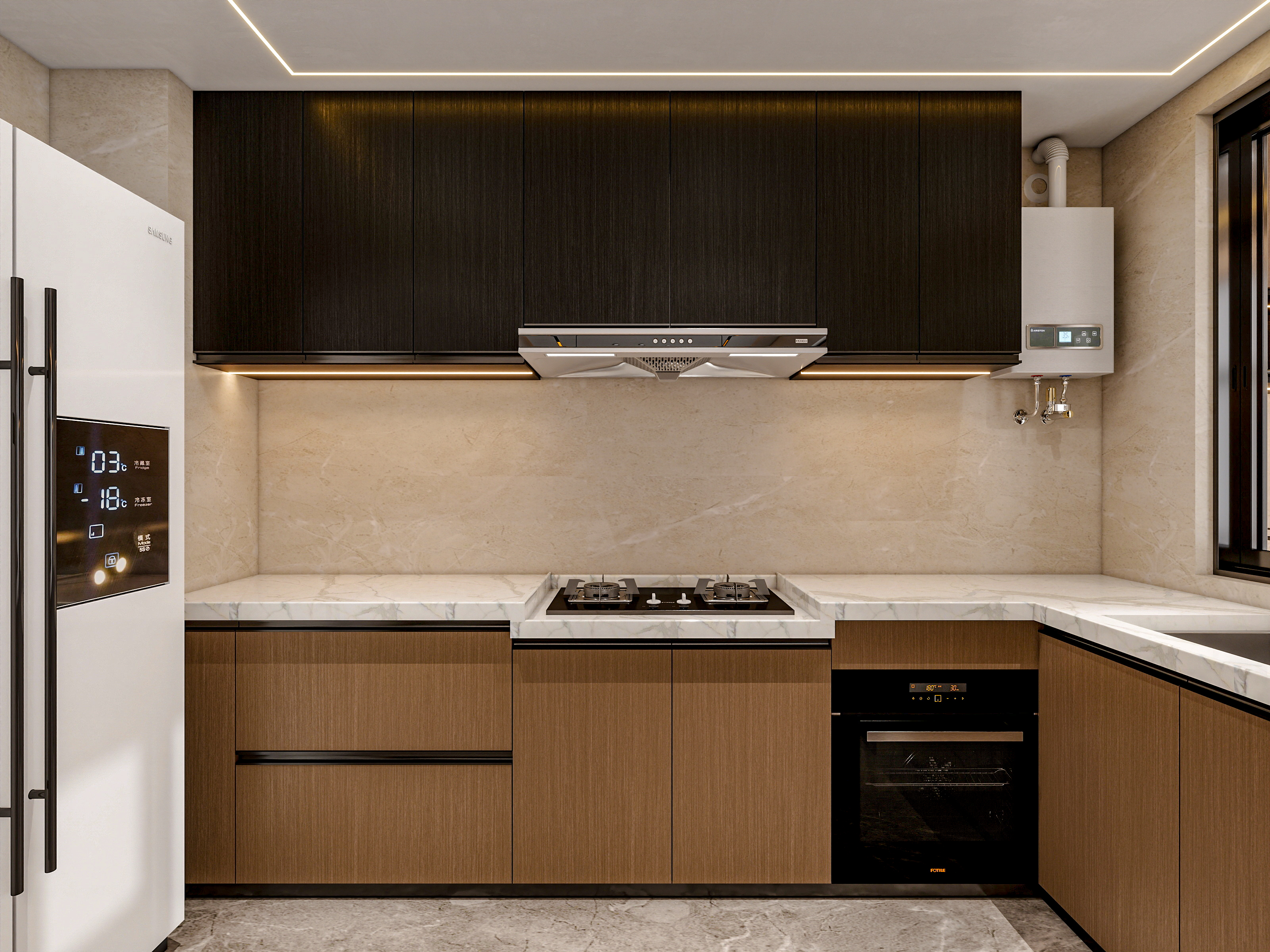 四川成都锦粼湖院二期（118平方意式极简三居室）-42