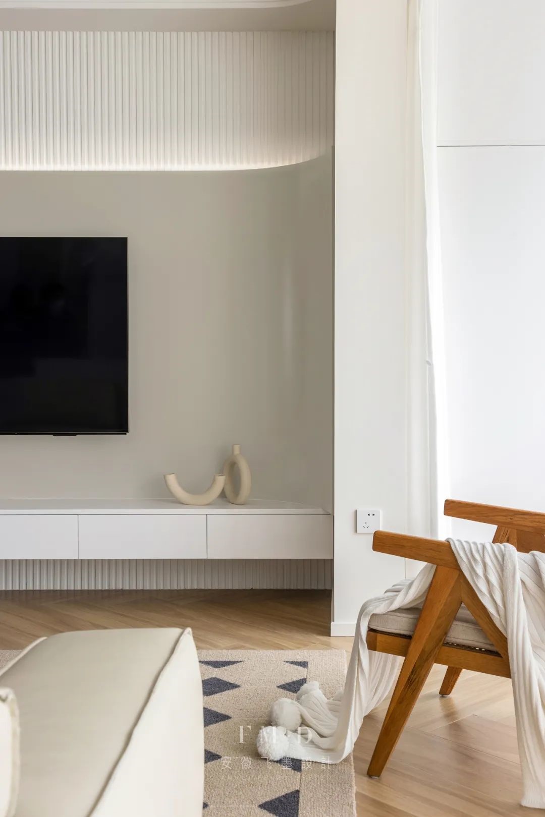 合肥金科博翠天辰 128㎡现代法式风精装房设计丨中国合肥丨安徽飞墨设计-17