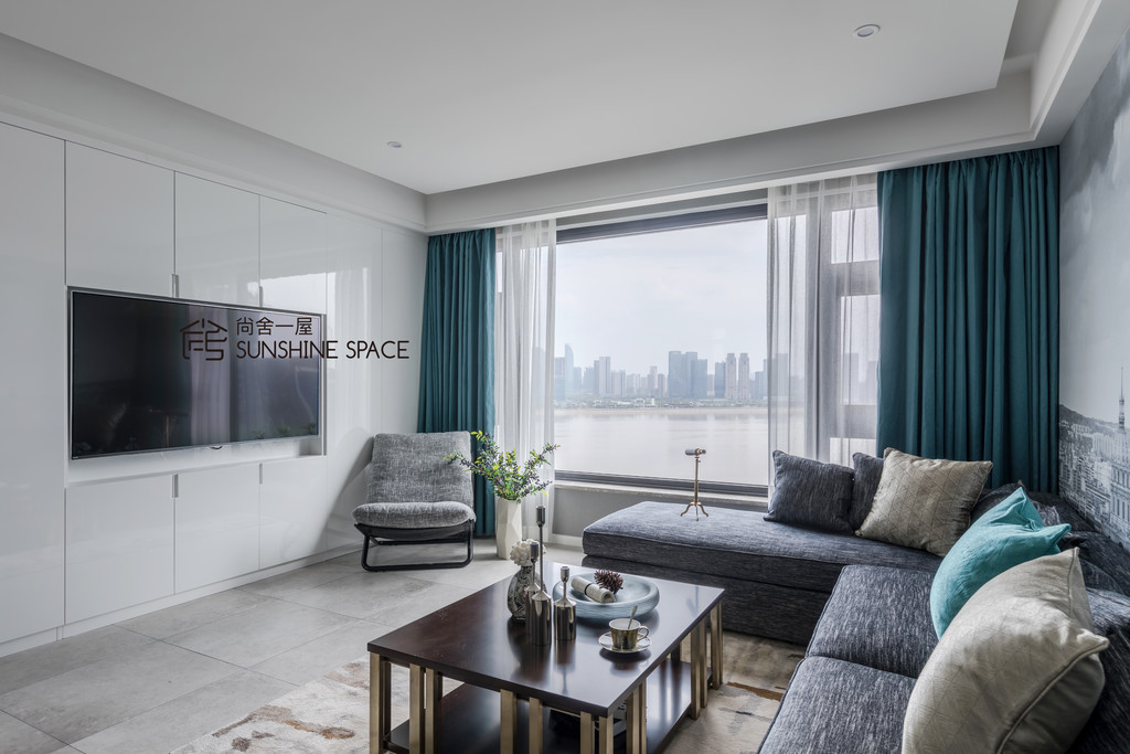 钱塘江畔的现代轻奢之家-14