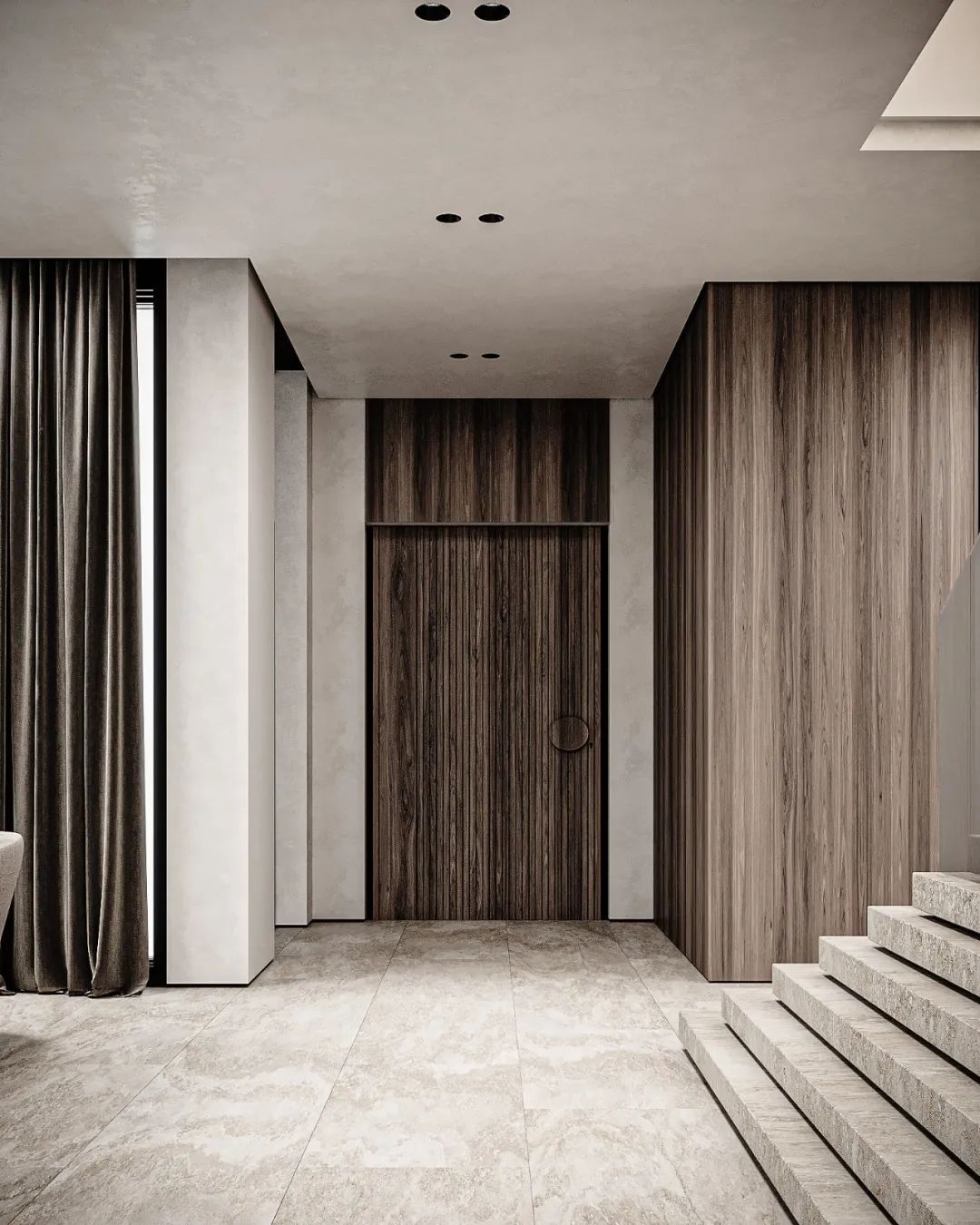 735㎡现代极简别墅设计丨LeQB Architects-0