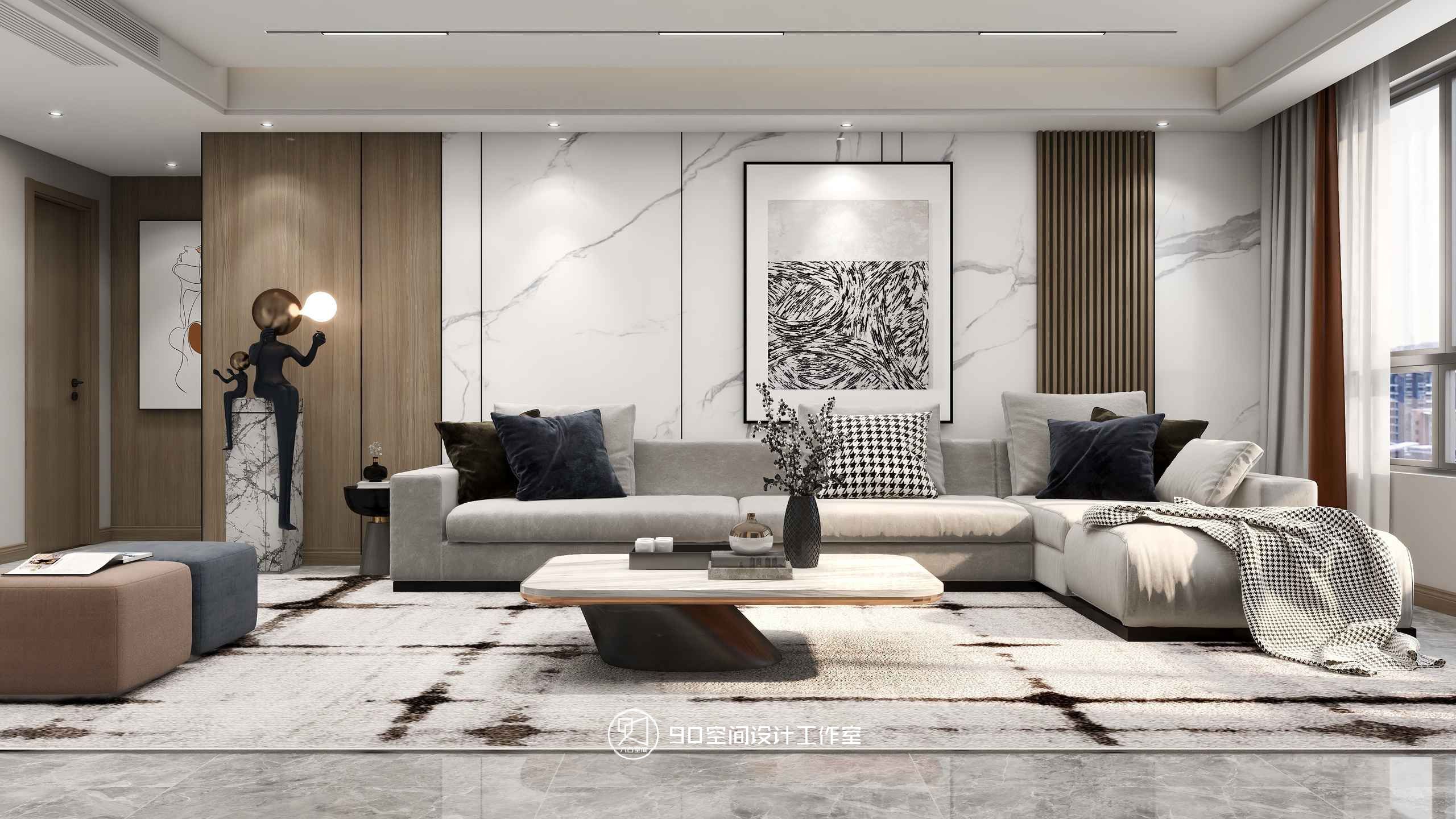 《寻寻觅觅》现代风格 134 平舒适家居设计-10