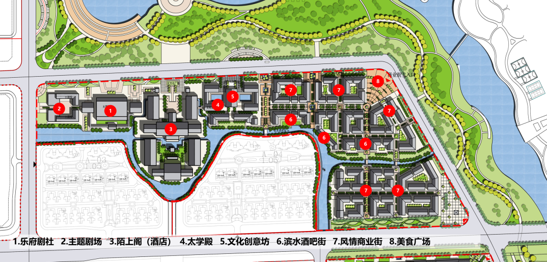 江苏丰县飞龙湖汉韵小镇丨中国徐州丨上海柏创智诚建筑设计有限公司规划研究院-63