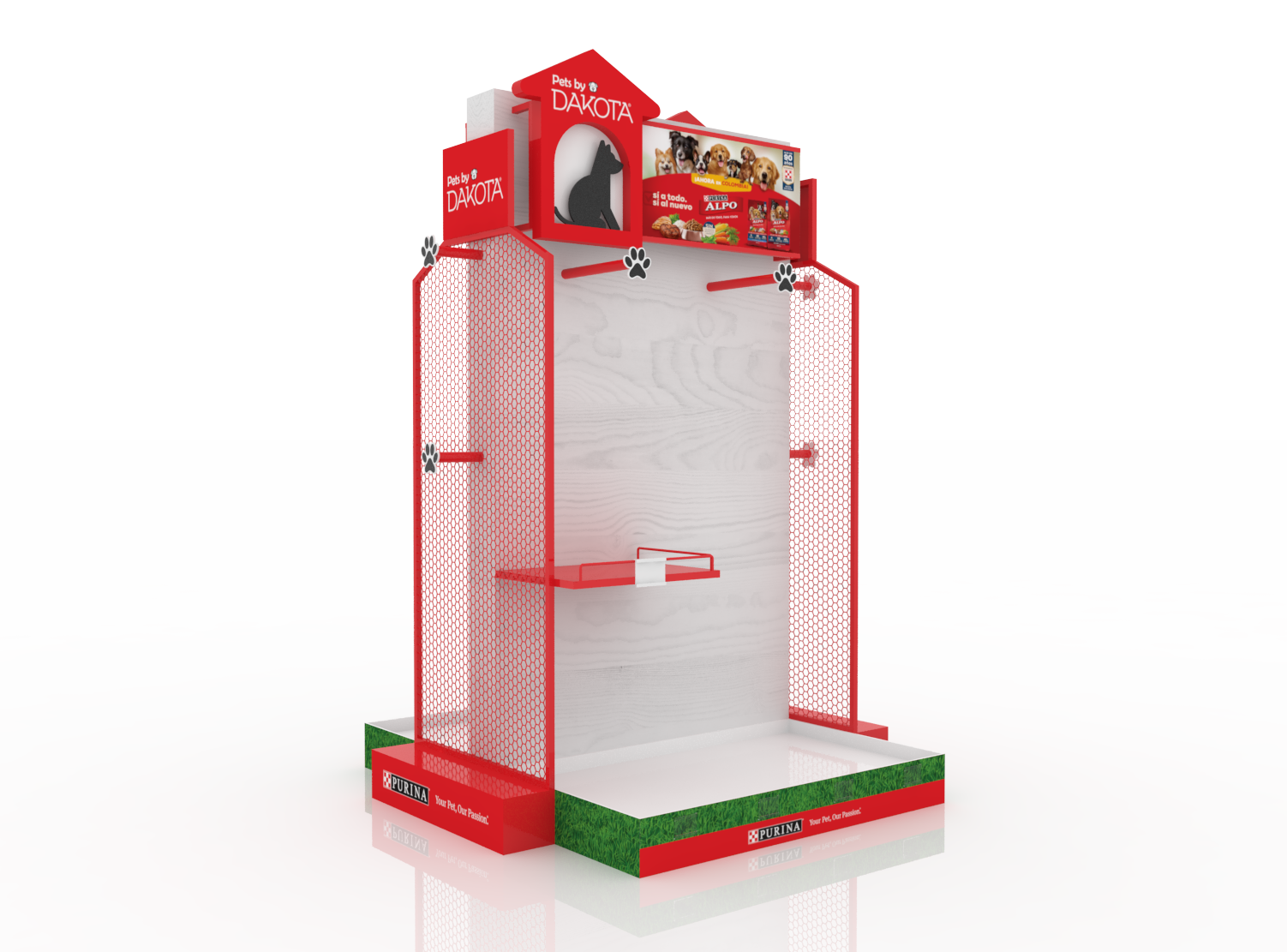 PALLET DISPLAY PURINA-4