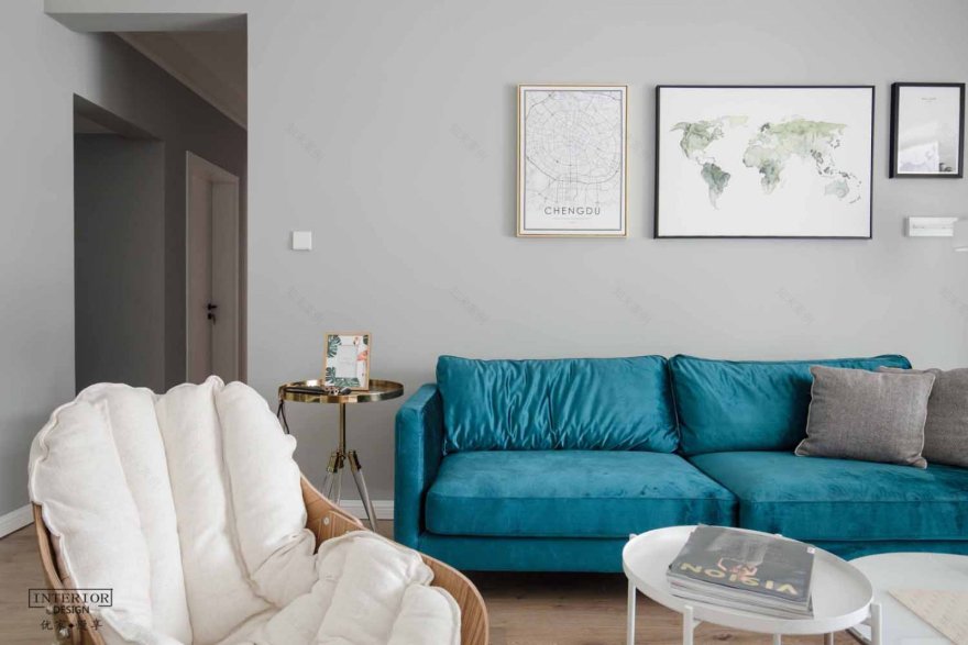 125㎡成都北欧风私宅 优家慢享设计-8