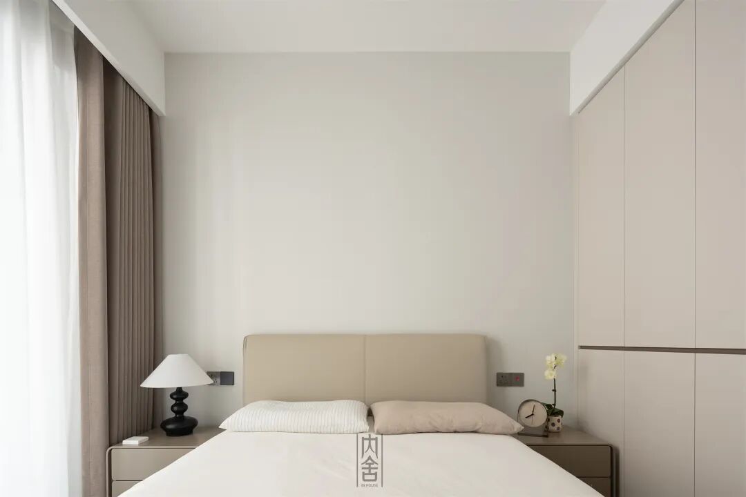 内舍软装丨128㎡现代简约风，纯粹色调营造简洁利落的温柔空间！-34