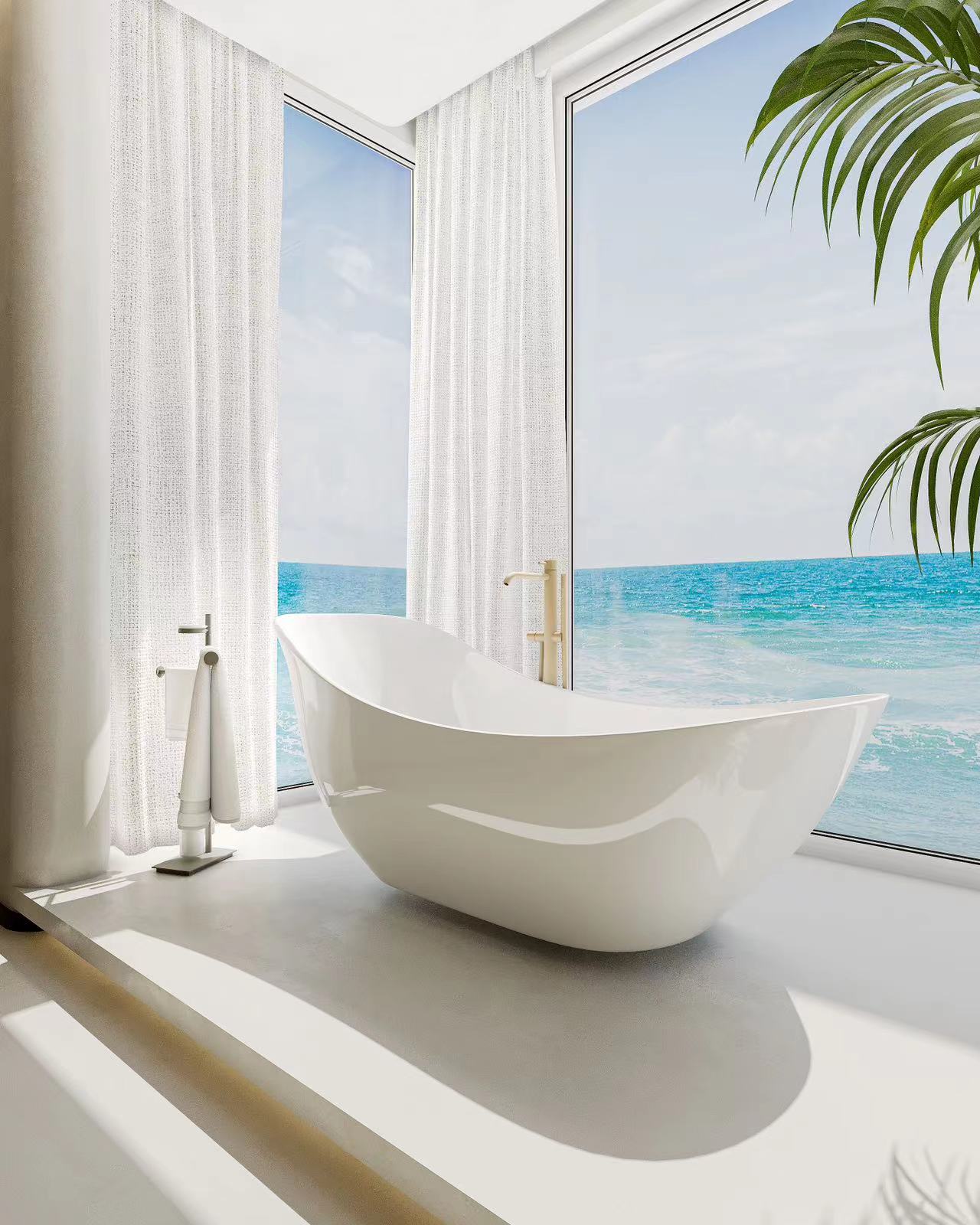 近期渲染-侘寂酒店标间-8