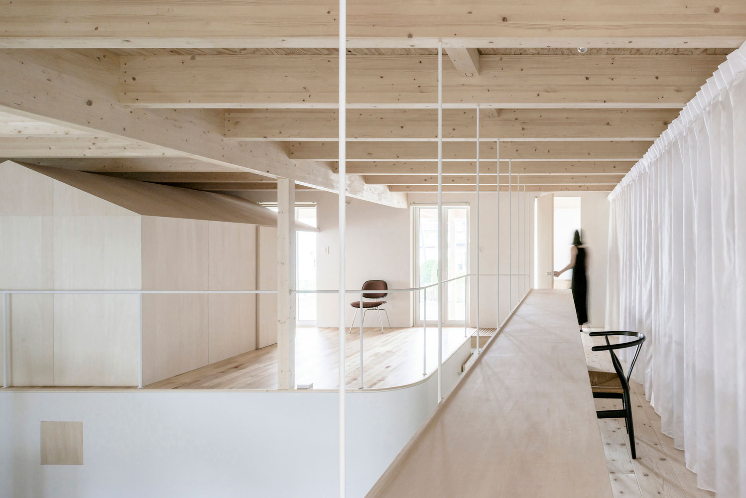 日本 Tomakomai 原木居所,打造现代生活空间-46