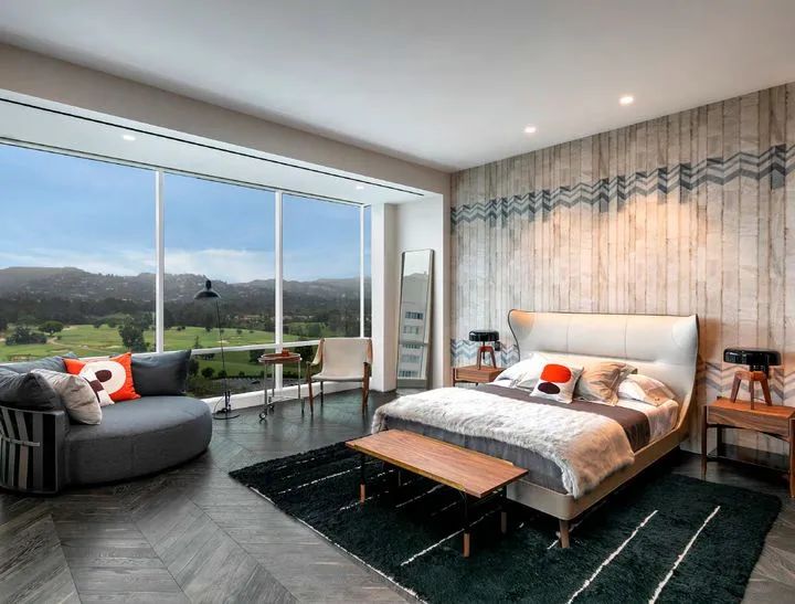 The Weeknd 的 763㎡现代奢华大平层丨美国洛杉矶丨Plum Interiors 负责人 Lisa Garriss-55