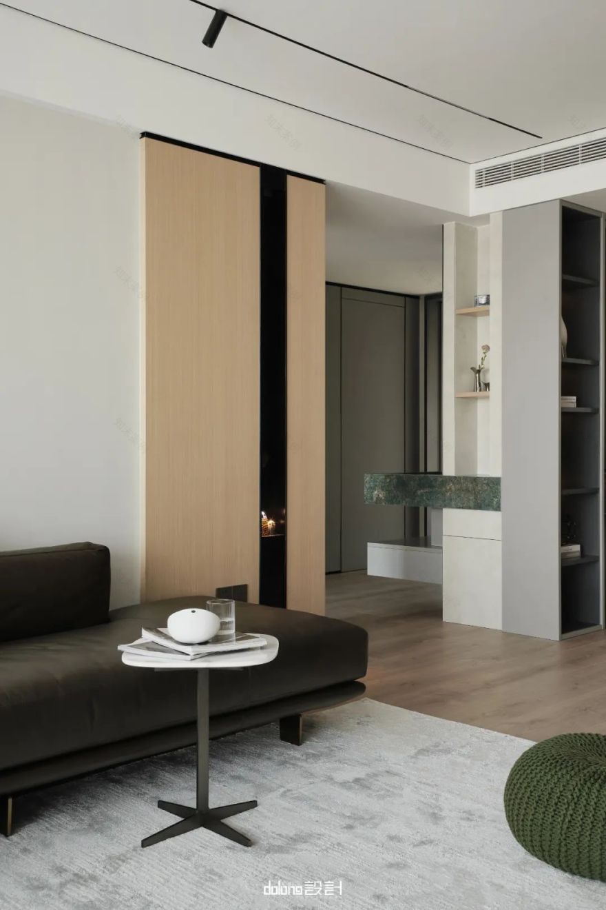 纯净与质感的现代简约私宅设计丨DoLong董龍设计-35