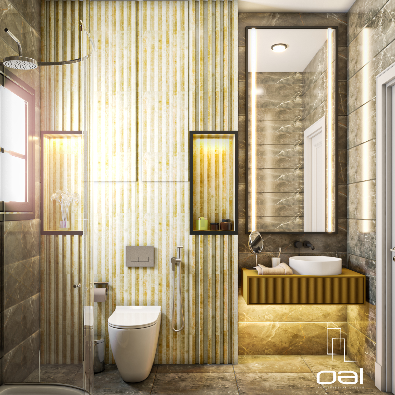 女孩卧室带浴室设计丨埃及丨OMNIA NASR AL SHAER-12