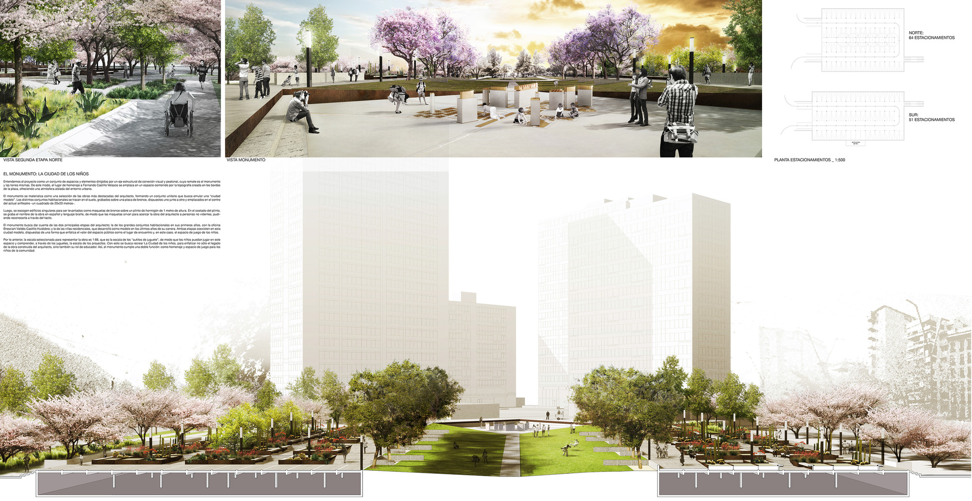 Torres de Tajamar公共广场设计竞赛项目丨智利-27