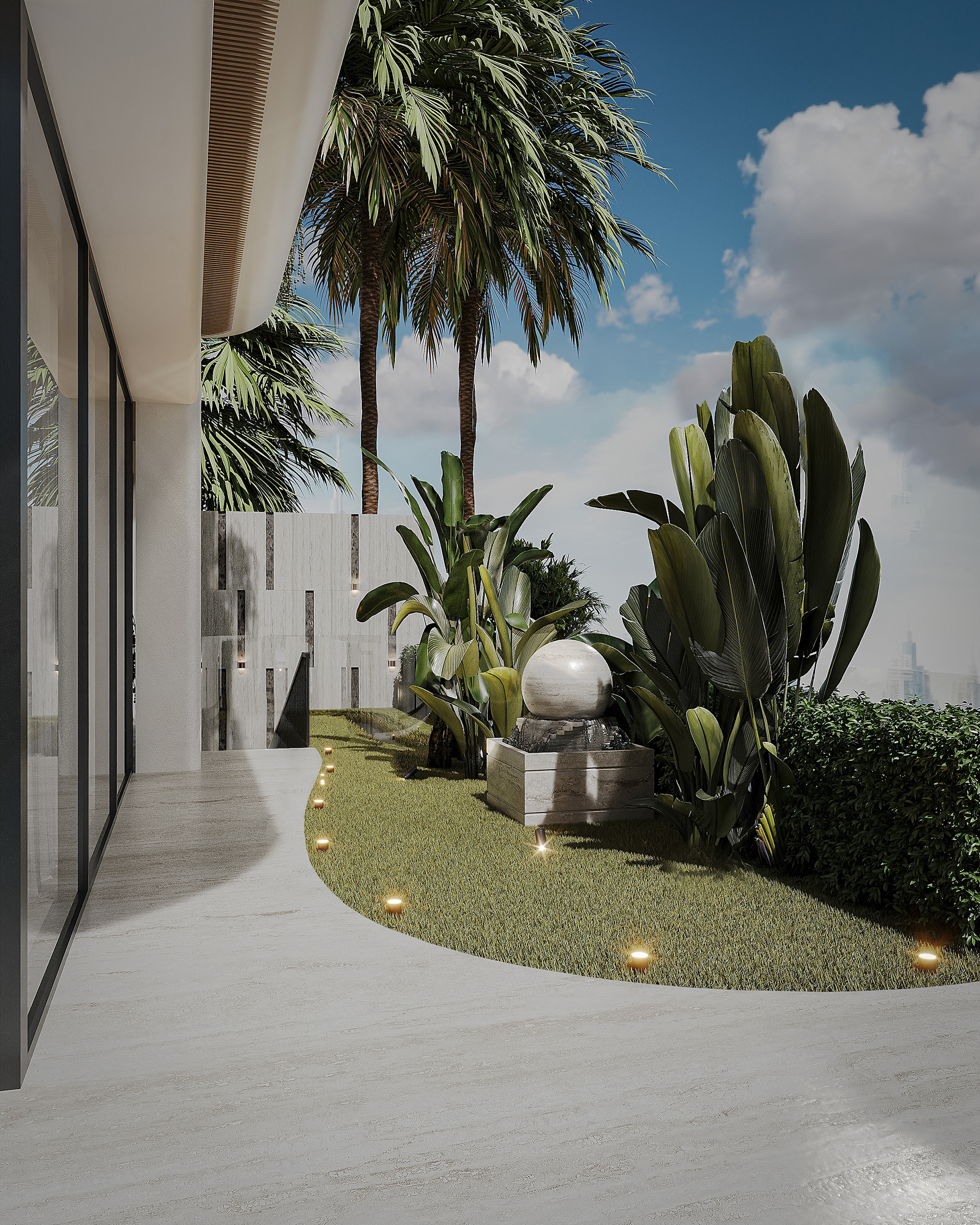 朱美拉棕榈岛别墅外观丨阿联酋迪拜-9