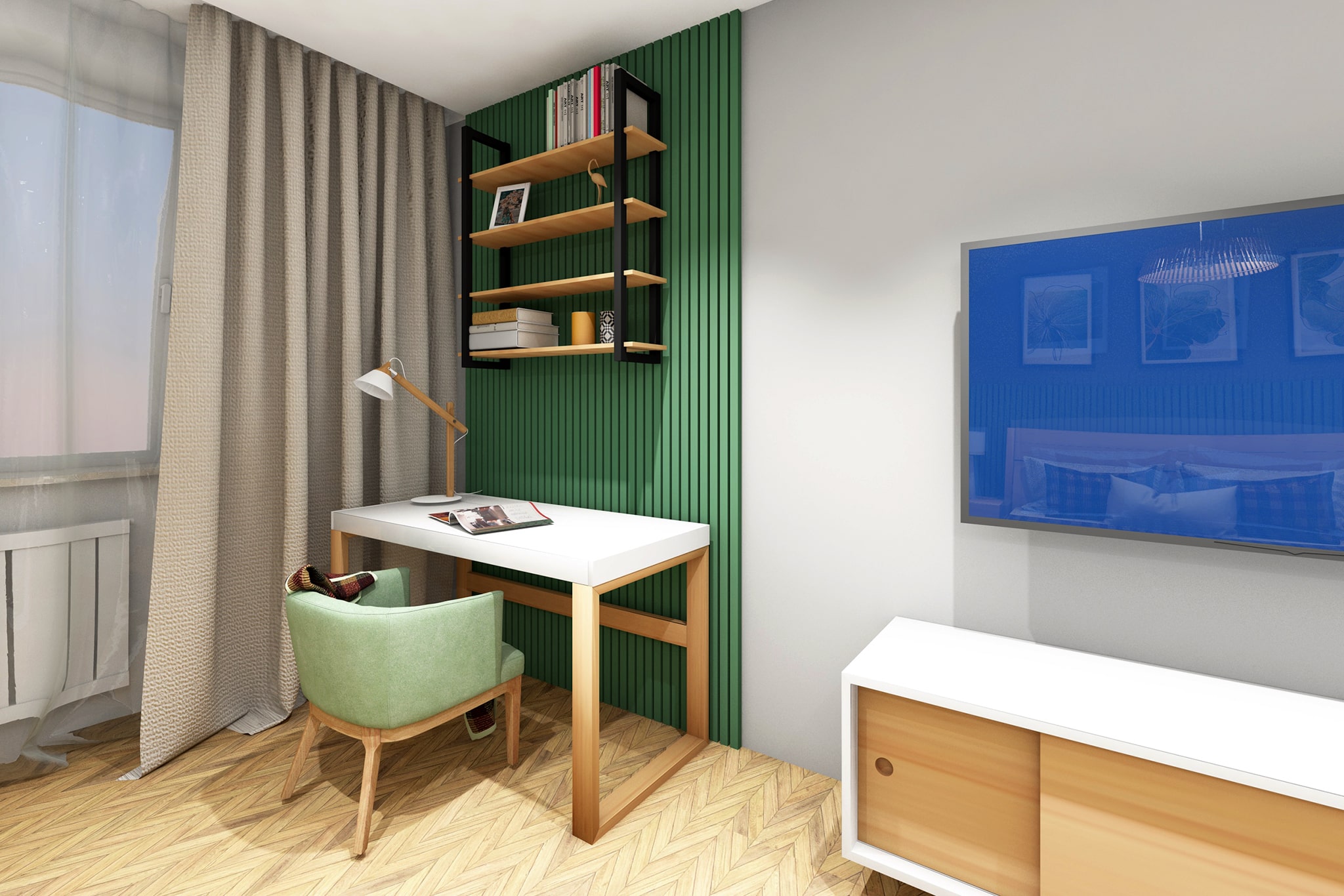 Interior with a summer mood-4