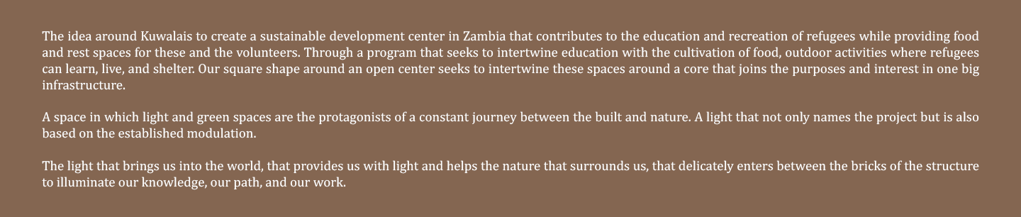 Architecture competition, Mayukwayukwa-1