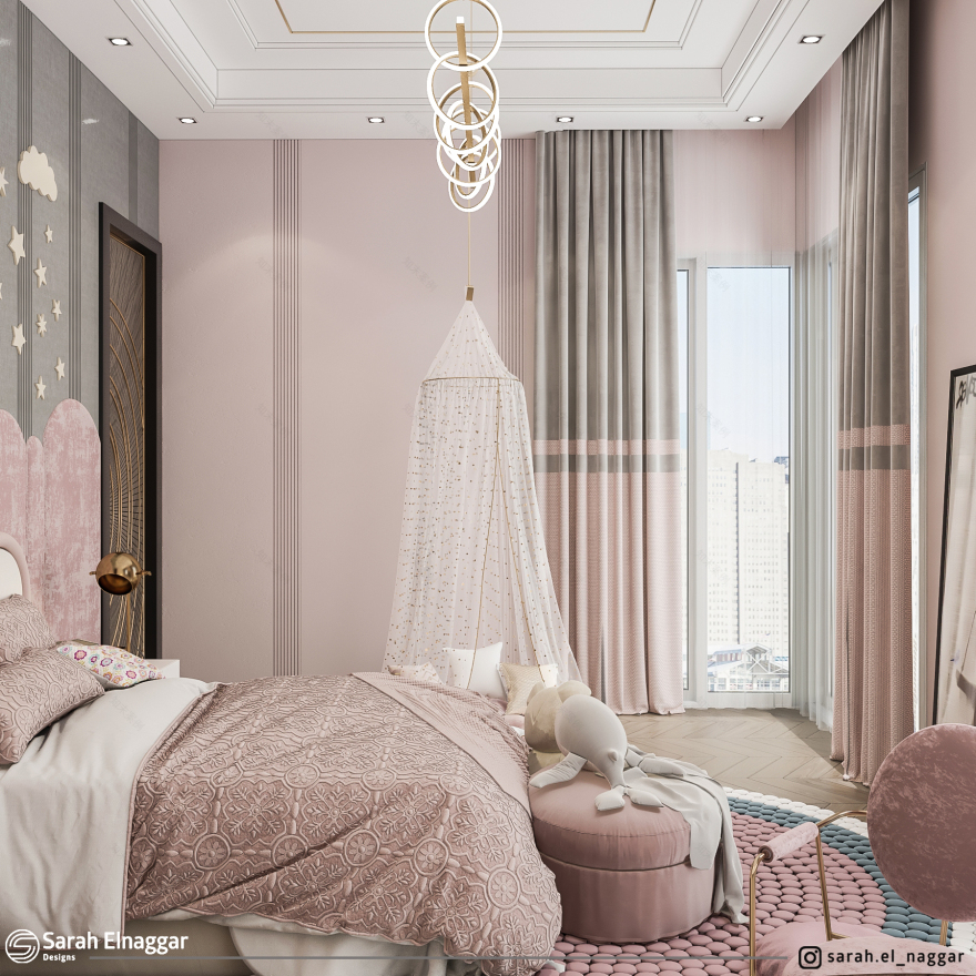 女孩卧室设计-9