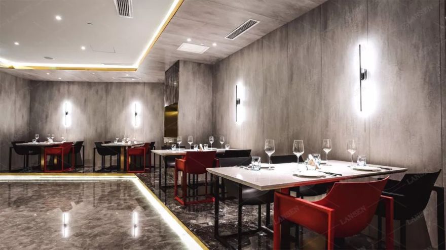 灰鲸餐厅丨朗生板业-5