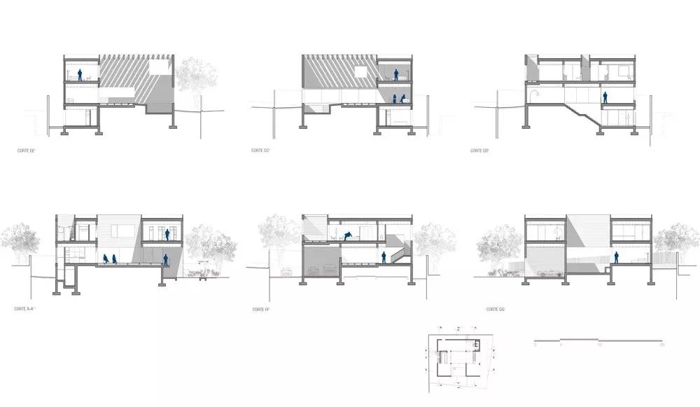 低成本墨西哥乡建双层庭院立方体住宅-31