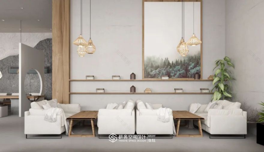 研舍 | 民宿设计(外景大堂篇) — 清风送香水送色,山中岁月不嫌多-29