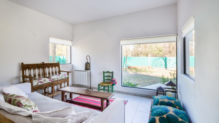 阿根廷相思树森林中的简约住宅群-43