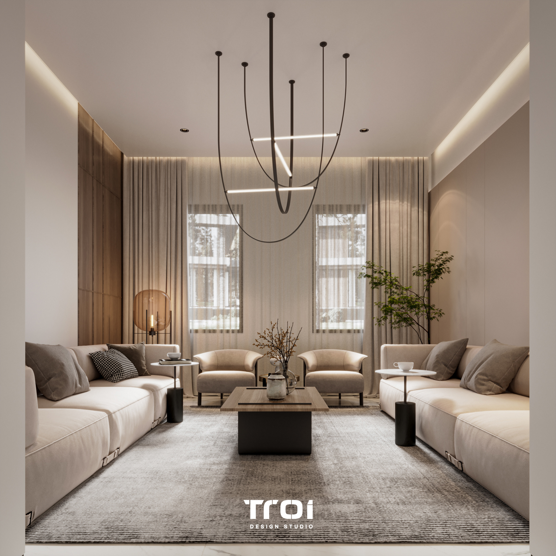 Sitting Majlis 设计丨Troi Design Studio-9