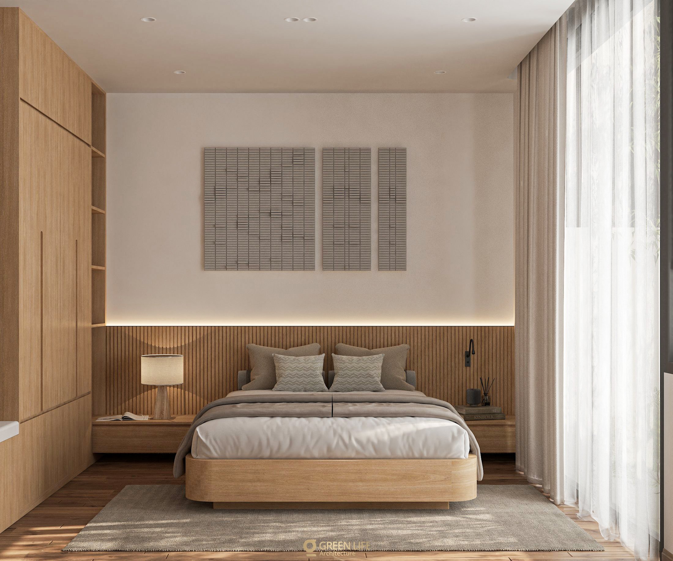 Curve House Modern Townhouse with a Soft Curved Facade-8