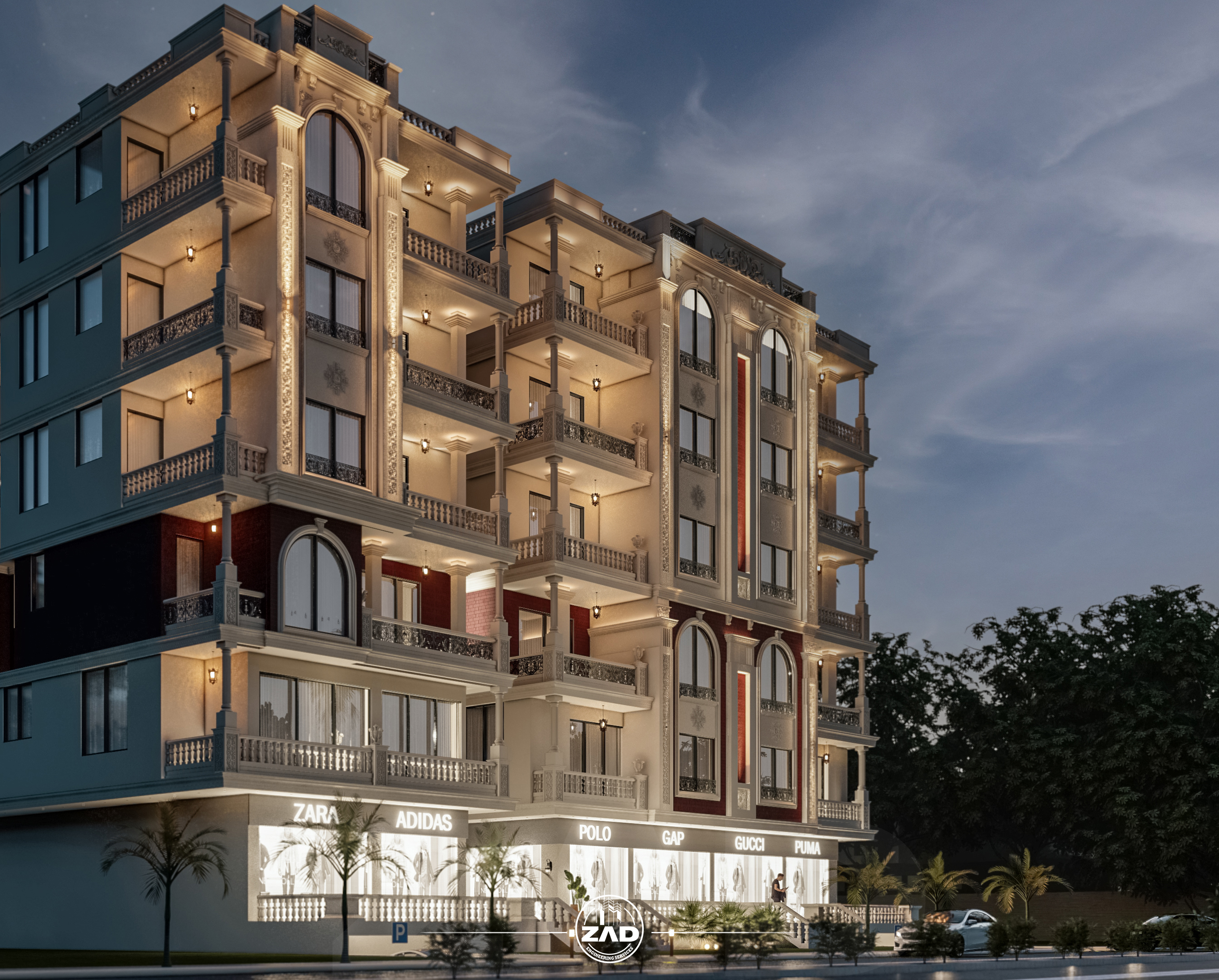 埃及某住宅建筑设计-6