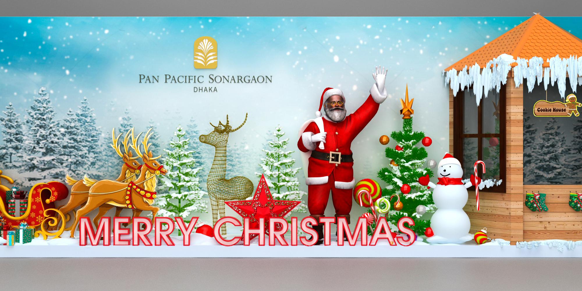 Pan Pacific Sonargaon Dhaka - Christmas installations-4