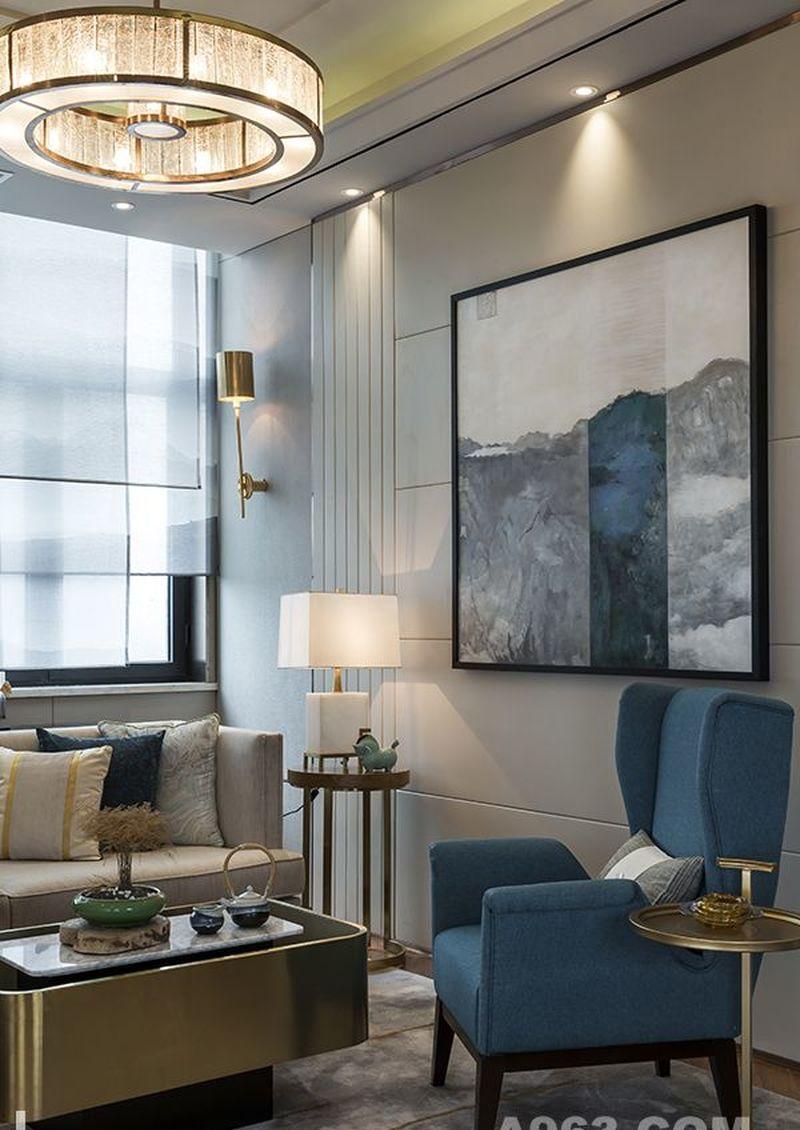 南京中交锦致售楼处 | 轻奢ART DECO风格，打造舒适尊贵空间-9