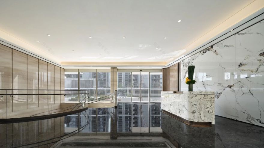 杭州滨江锦尚和品府会所入户大堂丨中国杭州丨ICDL 郑仕樑室内设计-15