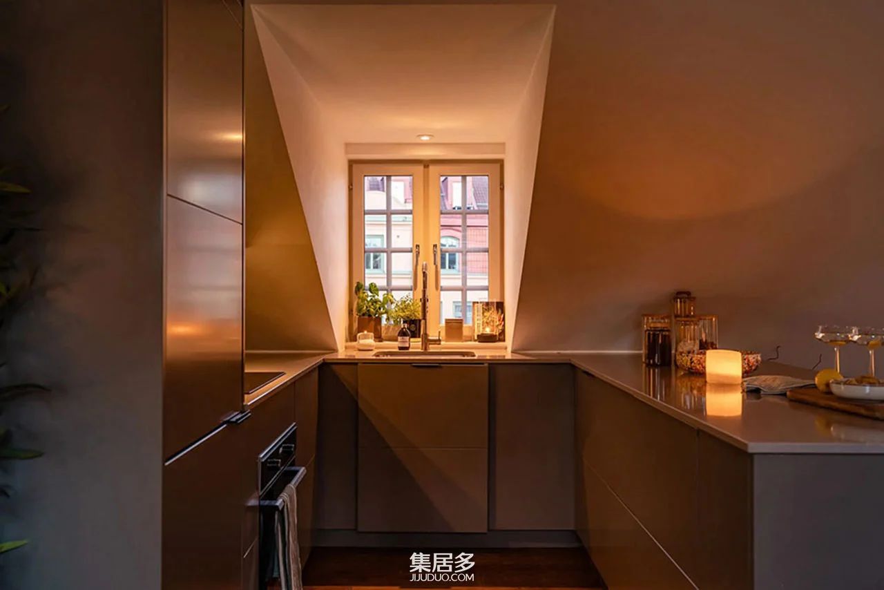 现代舒适家居:旧阁楼改造斯德哥尔摩新风尚丨瑞典斯德哥尔摩丨室内建筑师-5