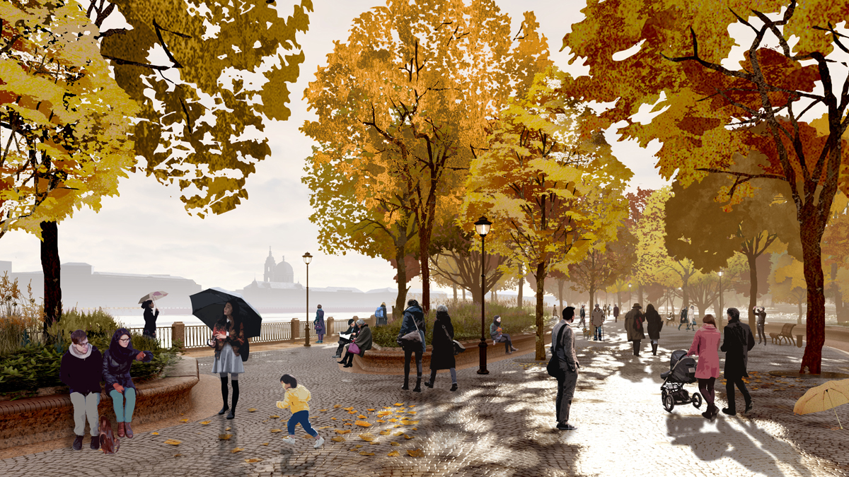 “Тучков буян”公园景观建筑概念设计丨俄罗斯圣彼得堡丨“Студия 44”（俄罗斯圣彼得堡）+ WEST 8（荷兰鹿特丹）-27